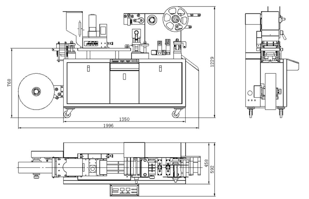 Blisterverpackungsmaschine JCP100, Ansicht 13
